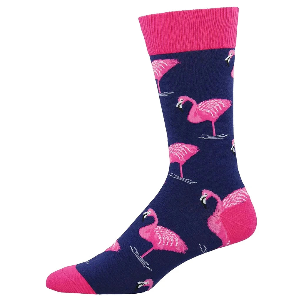 sock gifts -  Flamingo - Navy