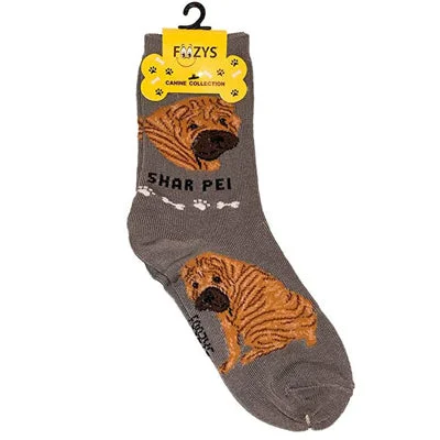 sock fit -  Shar Pei Socks