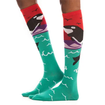 sock fancy -  Fun Orca Style - Over The Calf