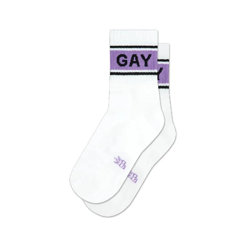 sock quirky -  GAY Low Rise Gym Socks