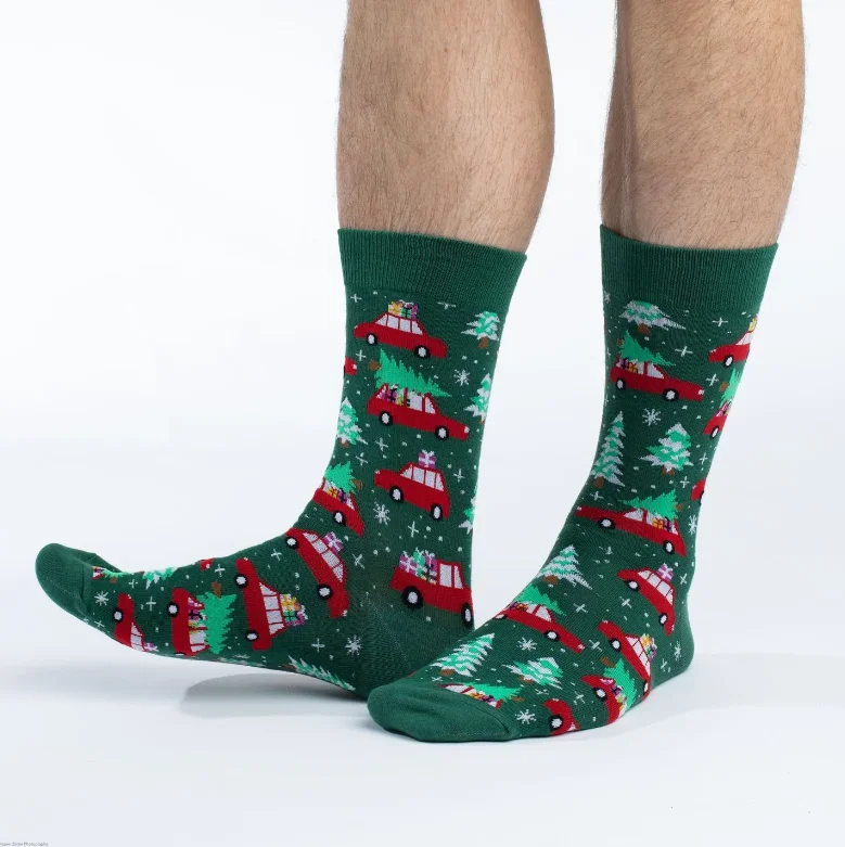 sock outfits -  Good Luck Sock Christmas Tree women's and men's sock