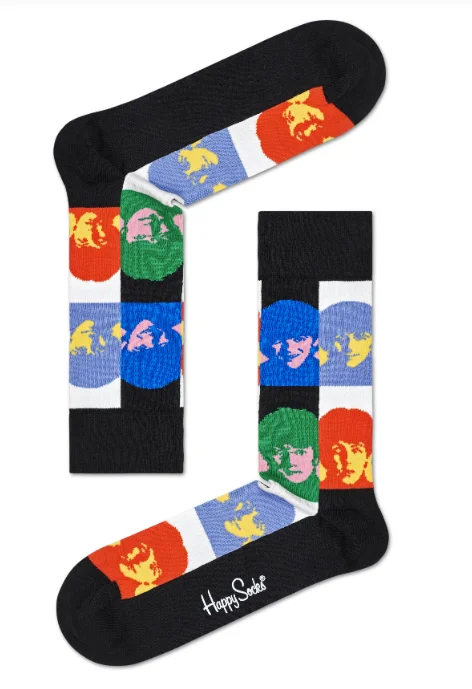 sock length -  Happy Socks/Beatles all together now sock