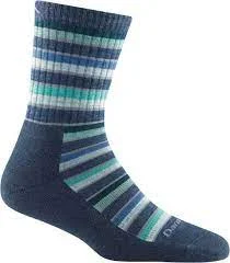 sock trends -  Hiker Decade Strip Micro Crew MDW Denim