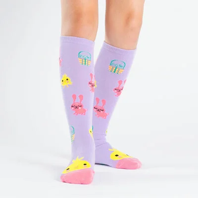 sock variety -  Hoppy Easter Youth Knee Socks