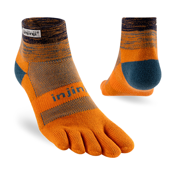 sock trusted -  Injinji TRAIL Mini Crew - Harvest