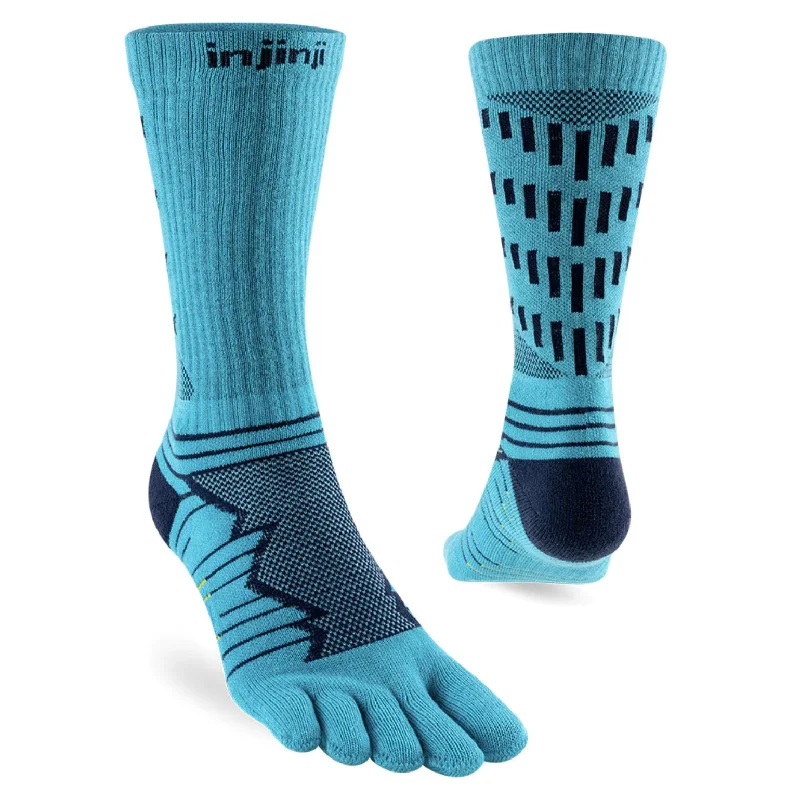 sock bedtime -  Injinji Ultra RUN Crew - Pacific Blue