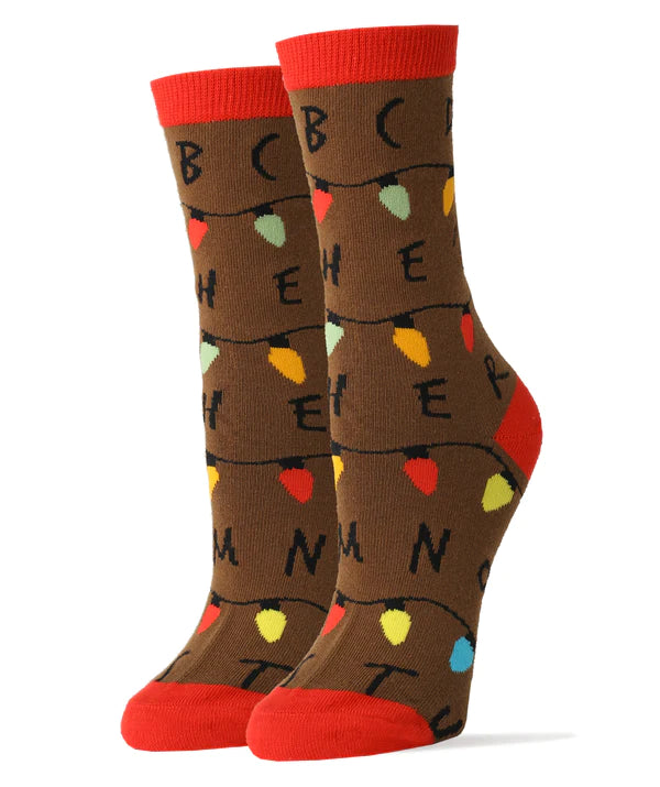 sock trends -  Stranger Things Christmas Crew