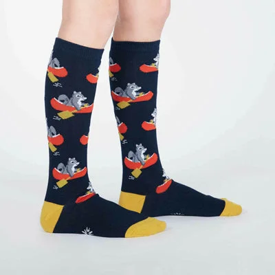 sock top -  Keep on Paddling Youth Knee Socks