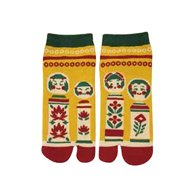 sock community -  Kokeshi Tootie Tabi Socks