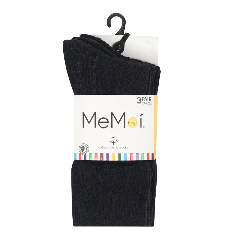 sock circulation -  boys memoi ribbed 3pk