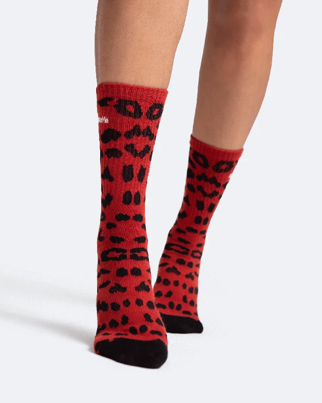 sock durability -  Leopard Pattern Cotton Socks