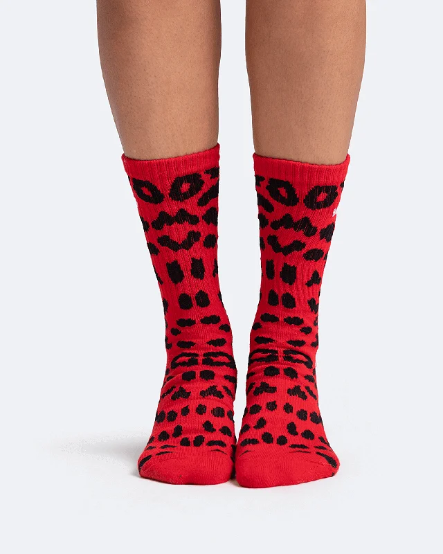 sock colors -  Leopard Pattern Cotton Socks