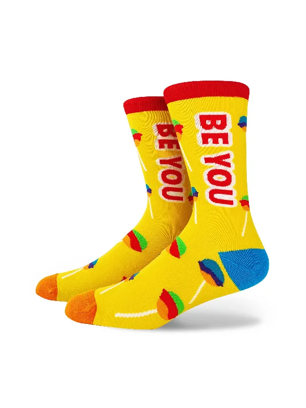 sock testing -  LGBTQ+ Be You Socks: Lollipops