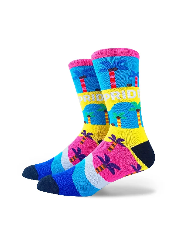 sock obsession -  LGBTQ+ Pride Socks: Coconut And Sea