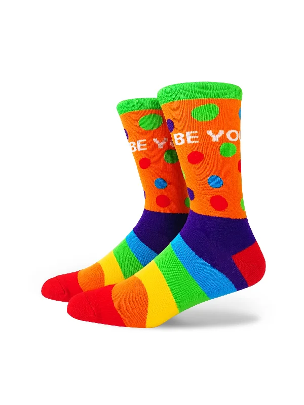 sock research -  LGBTQ+ Socks: Be You Dots