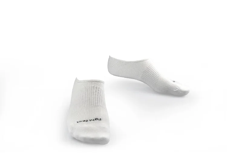 sock camping -  Lightfeet Lightweight Invisible Socks  - White (Factory Seconds)