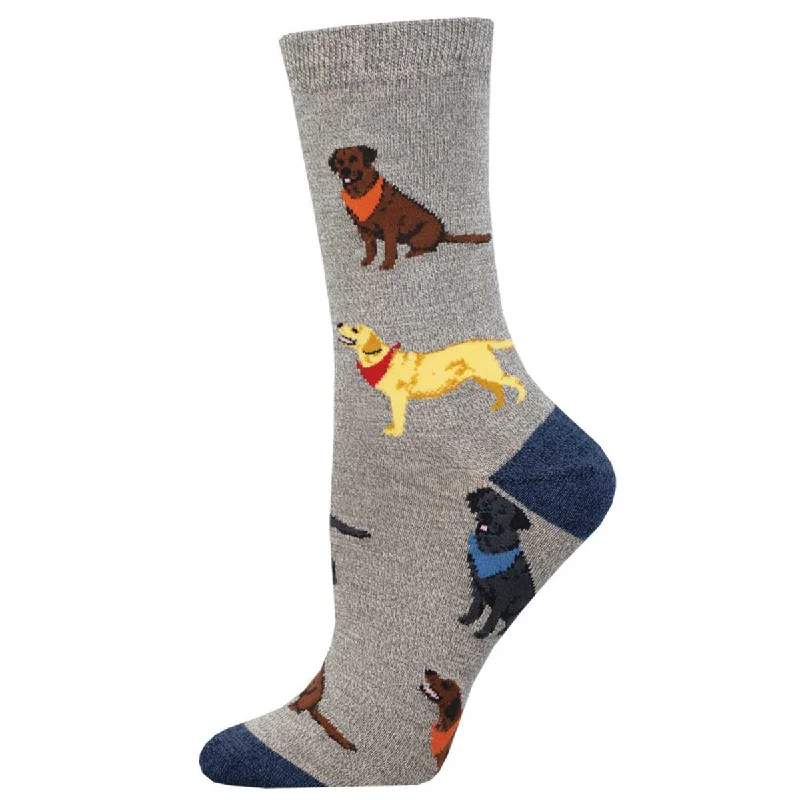 sock freshness -  LOVING LABRADORS WOMEN'S BAMBOO