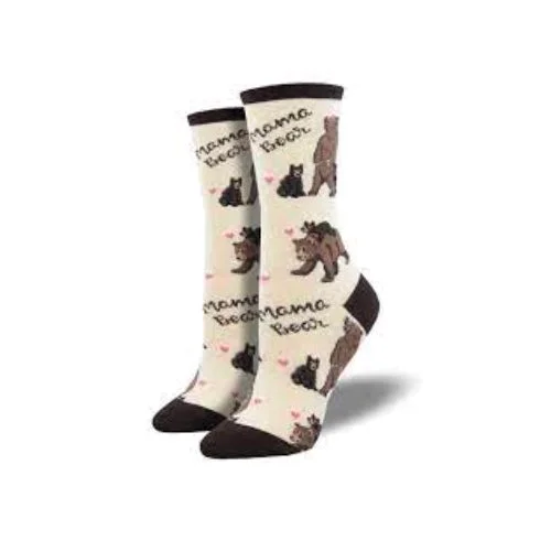 sock buy -  Mama Bear-Ivory Heather