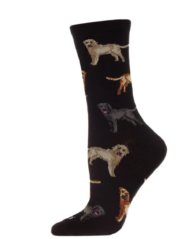 sock recovery -  Memoi/Lovely Labradors Bamboo Blend Crew Sock