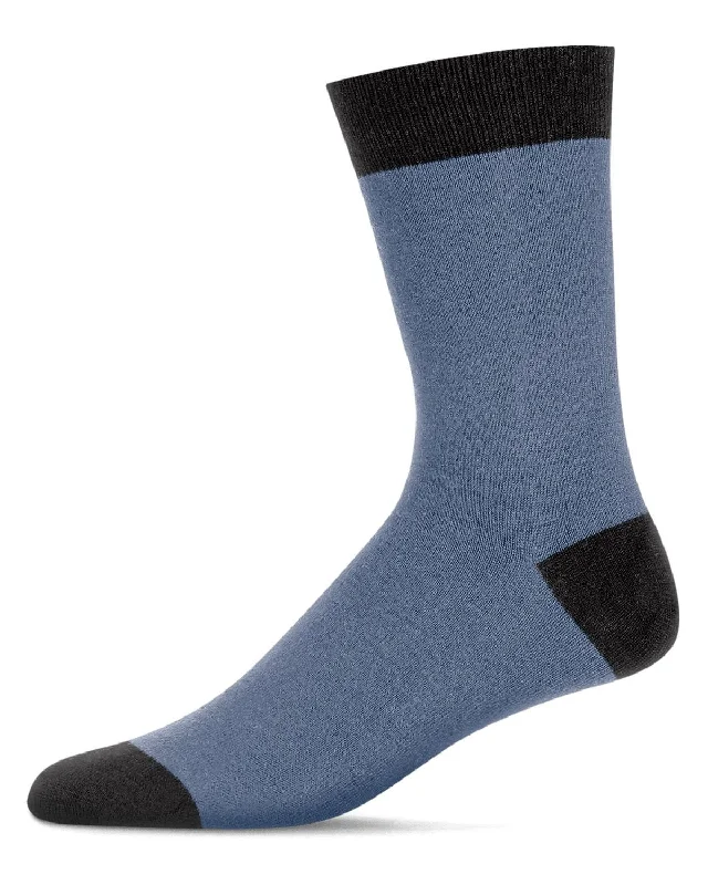 sock pack -  MeMoi Men's Fancy Heels Luxuriously Soft Cashmere Blend Crew Socks