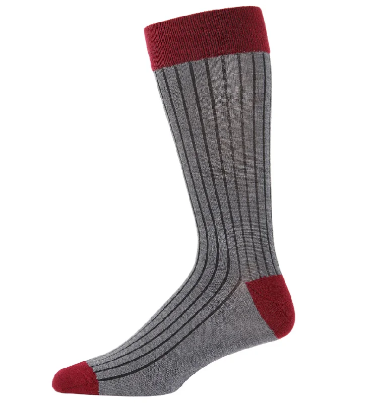 sock cheap -  MeMoi Men's Rib Knit Luxuriously Soft Cashmere Crew Socks