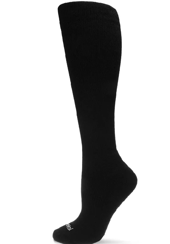 sock sustainable -  MeMoi Unisex Solid Merino Cushion Sole Knee High Wool Blend 15-20mmHg Graduated Compression Socks