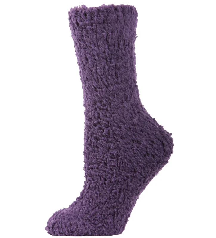 sock themed -  MeMoi/Women's Teddy Bear Plush Crew Socks