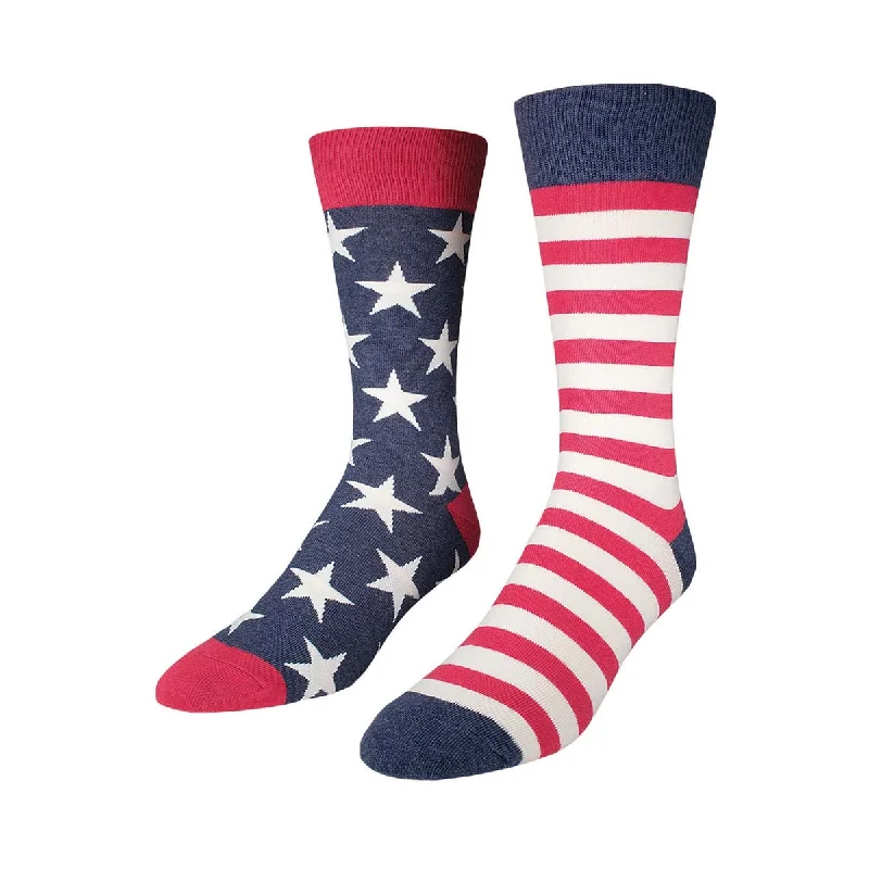 sock exclusive -  American Flag - Cotton Crew