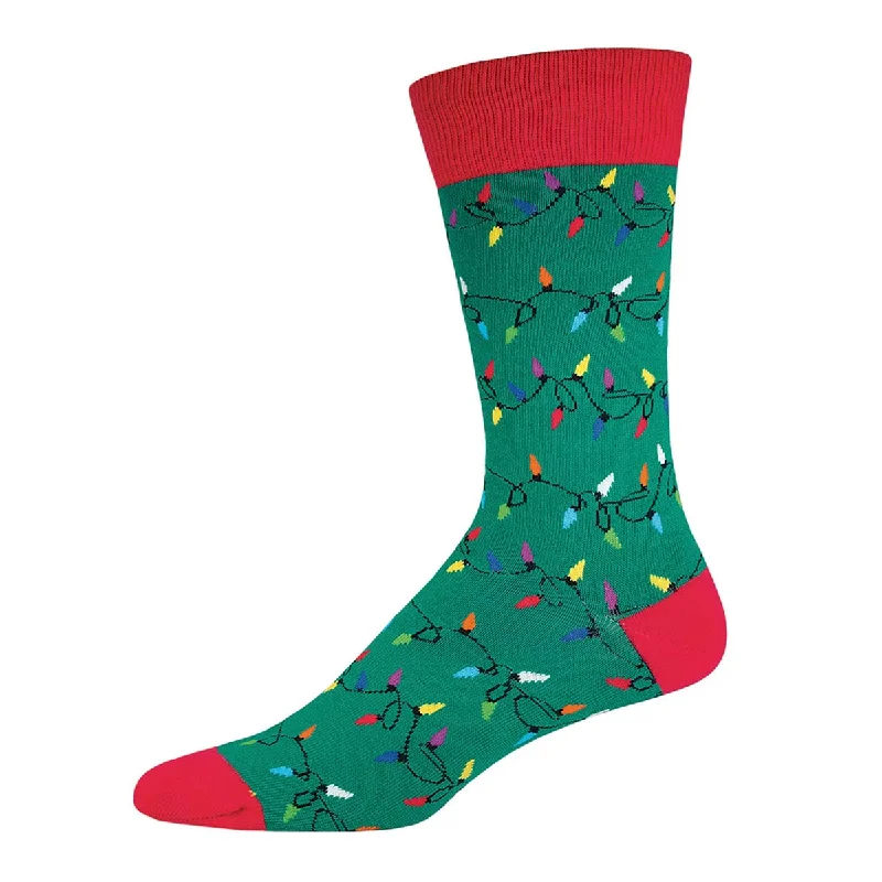 sock wonder -  Christmas Lights - Cotton Crew