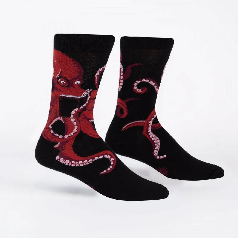 sock storage -  Men's Crew Sock: The Octive Reader (Black)