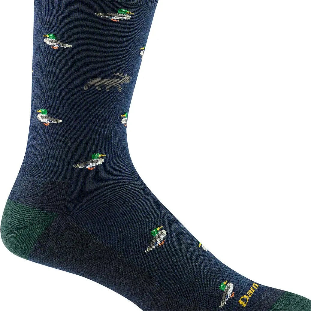 sock wicking -  Men's Duck Duck Moose Crew Lightweight Lifestyle Eclipse