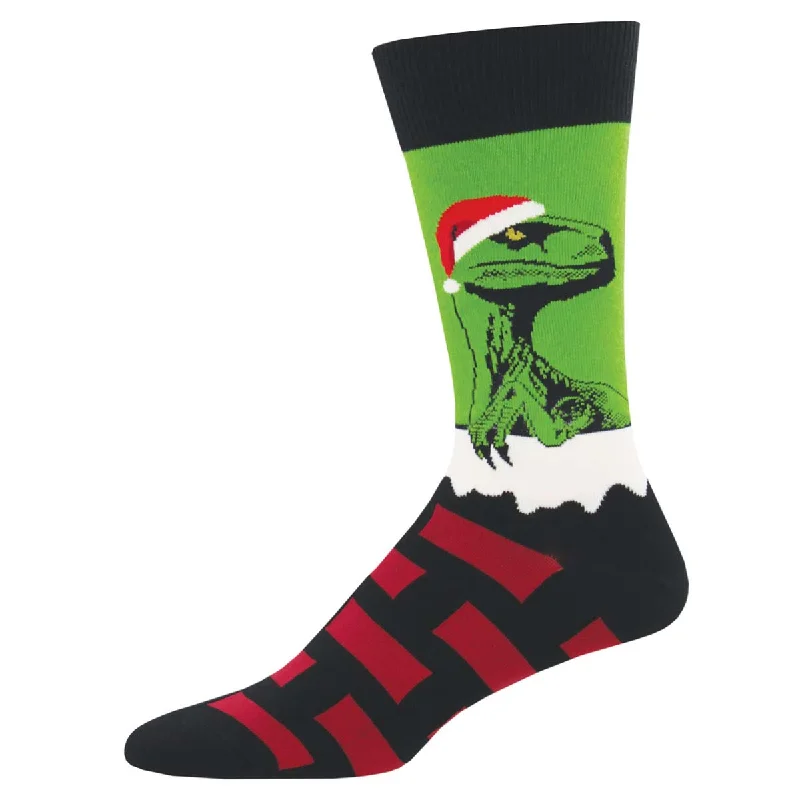 sock polyester -  Raptor Claus - Cotton Crew