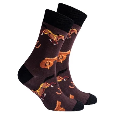 sock balance -  Men's Horse Crew Socks