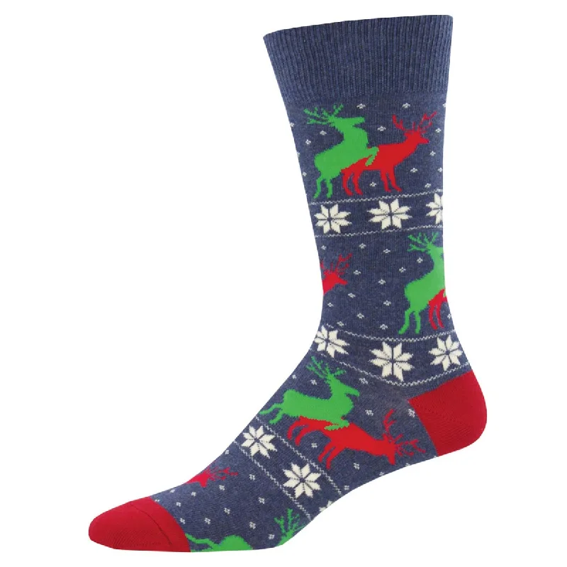 sock combinations -  Naughty Reindeer Games - Cotton Crew