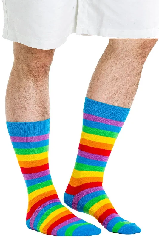 sock drying -  Men's Rainbow Socks