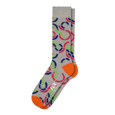 sock printed -  Men's Ring Geo Socks