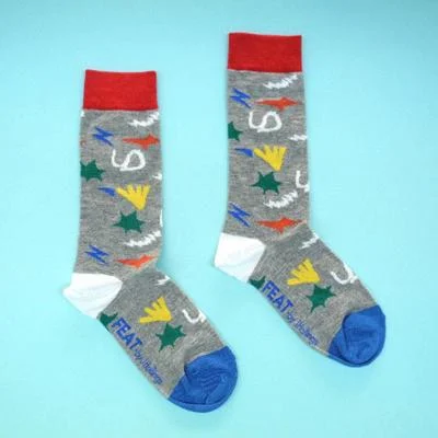 sock retro -  Men's Shapes Socks