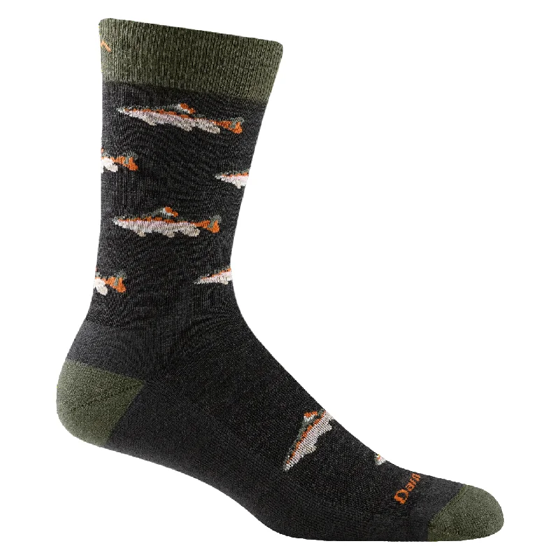 sock collection -  Men's Spey Fly Crew Lightweight Lifestyle Cushion Charcoal