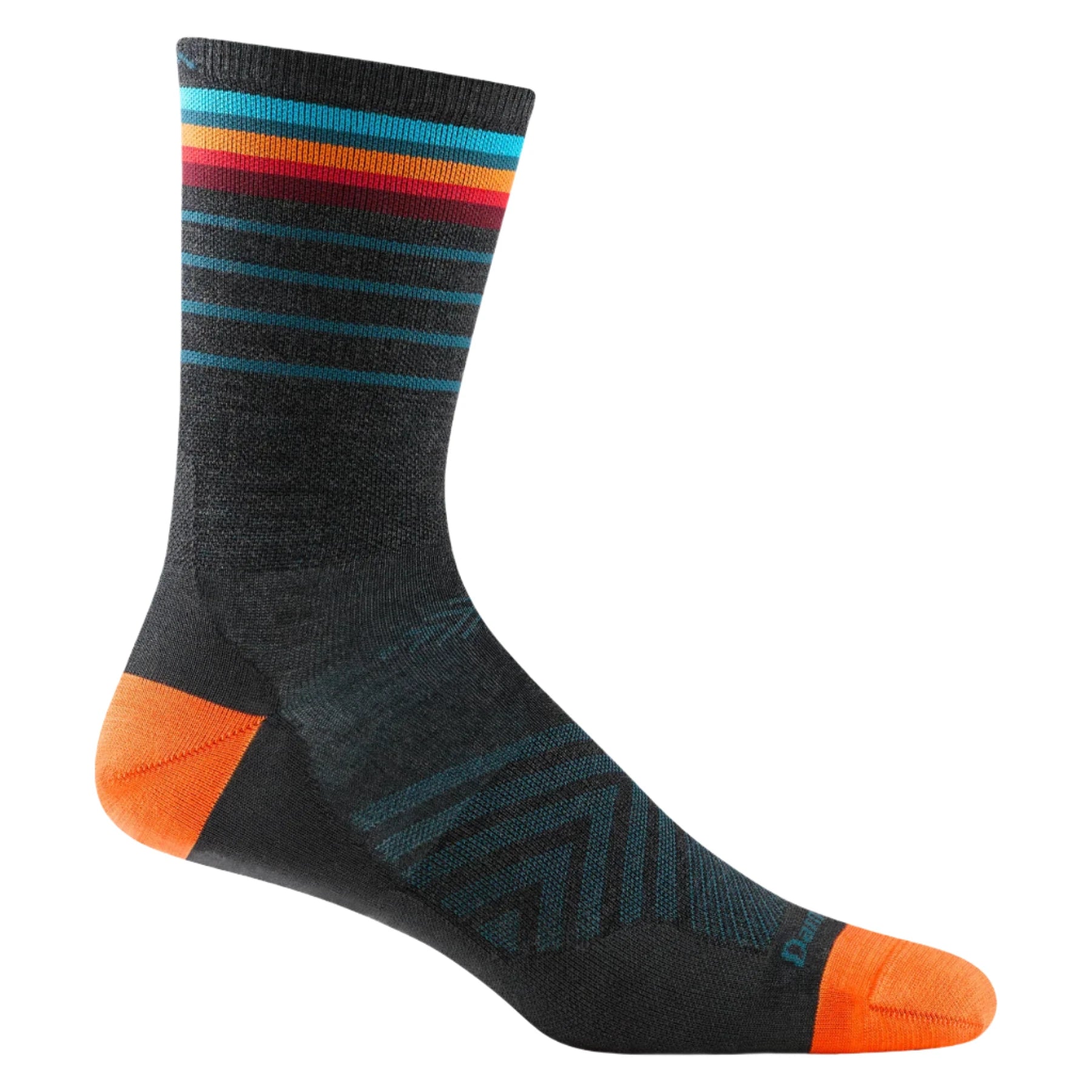 sock adventure -  Men's Stride Micro Crew Ultra-Lightweight Charcoal