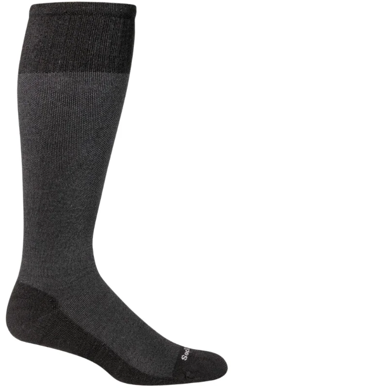 sock lightweight -  Men's The Basic Moderate Graduated Compression Socks - OTC Black