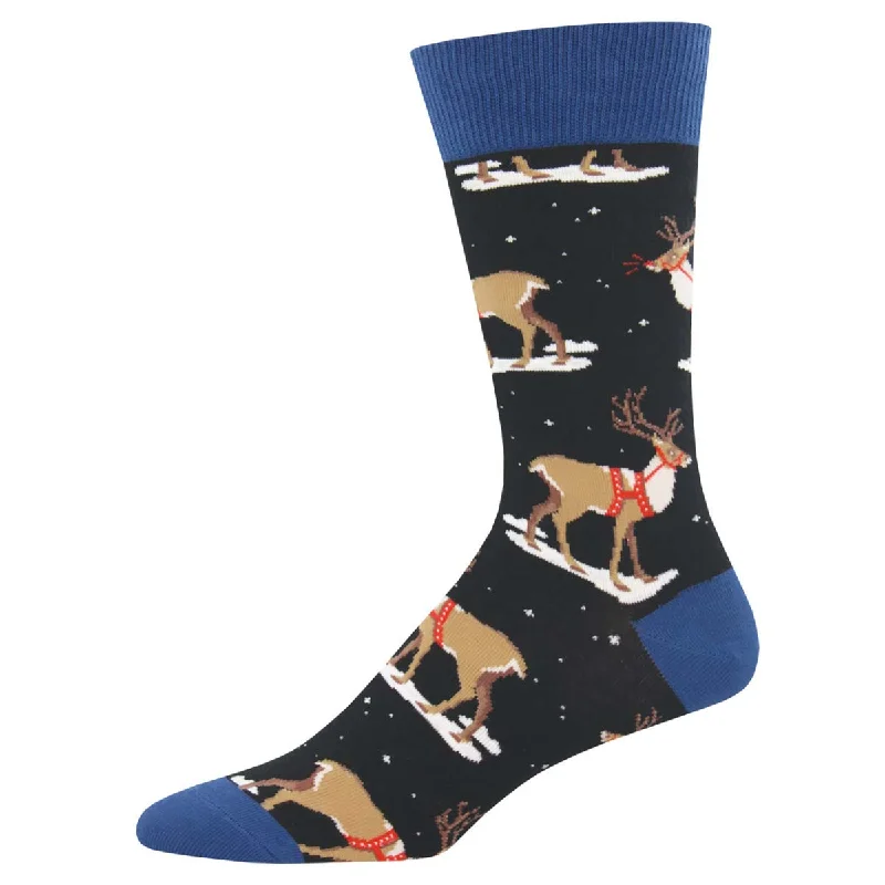 sock journey -  Winter Reindeer - Cotton Crew