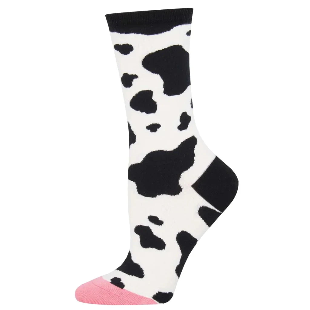 sock cushioning -  Moooo! - White