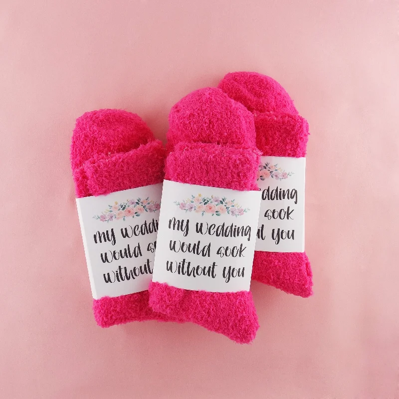 sock experience -  My Wedding Would Sock Without You, Proposal Sock, Bridesmaid Socks Thank you Gift, Bridesmaid Box Items, Bridesmaid Proposal, Ask Bridesmaid