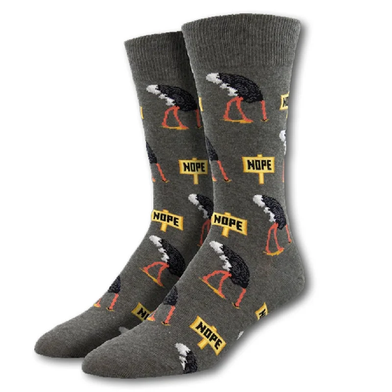 sock history -  Nope Ostrich Socks