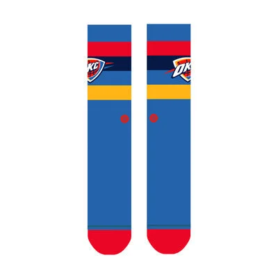 sock ratings -  Oklahoma City Thunder Stripe Crew Socks