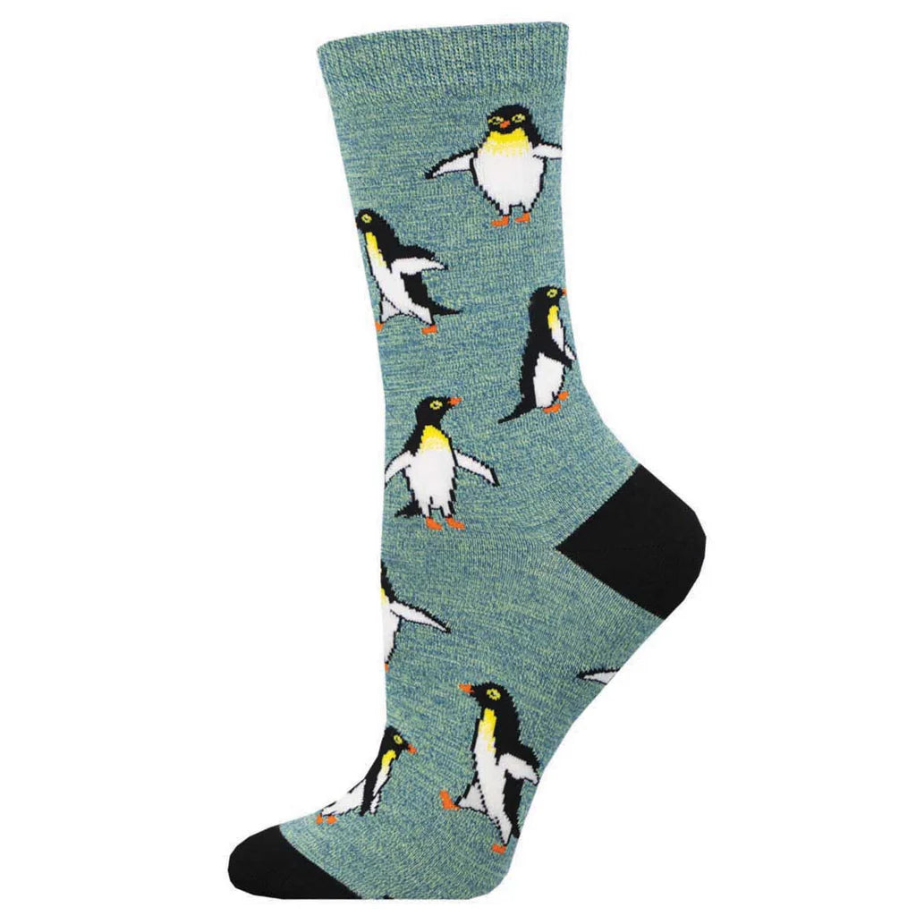 sock classic -  PENGUIN PERSONALITY WOMEN'S BAMBOO CREW