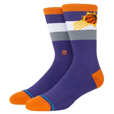 sock videos -  Phoenix Suns Stripe Crew Socks