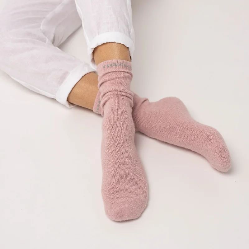 sock funny -  Possum Merino Wool HUKA Socks, Pink Marshmallow