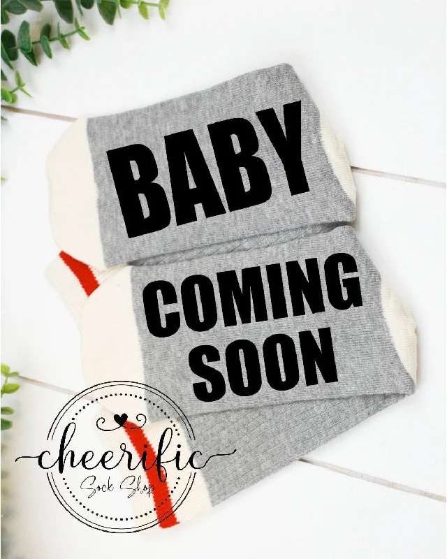 sock eco-friendly -  Baby Coming Soon Socks