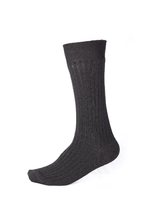 sock warmth -  Pussyfoot Merino Wool Crew Socks - Black